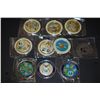 Image 1 : Military Challenge Coin; Various Dates, Bases, People, Etc.; Lot of 10; EST. $30-40