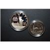 Image 1 : 1986-S US Liberty Two-Coin Proof Set In Velvet Box; Ellis Island Commemorative $1 & Nation Of Immigr