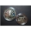 Image 2 : 1986-S US Liberty Two-Coin Proof Set In Velvet Box; Ellis Island Commemorative $1 & Nation Of Immigr