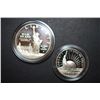 Image 1 : 1986-S US Liberty Two-Coin Proof Set In Velvet Box; Ellis Island Commemorative $1 & Nation Of Immigr