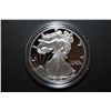 Image 1 : 2002-W US Silver American Eagle $1 Proof In Velvet Box With COA Included; 1 Oz. Fine Silver; EST. $6