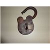 Image 1 : WELLS FARGO OLD WEST PADLOCK W/KEY, 7.5" TALL X 4.25" WIDE, WEIGHS 5 Lbs