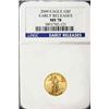 Image 1 : PERFECT GRADE NGC MS-702009 1/10 oz Gold Eagle $5