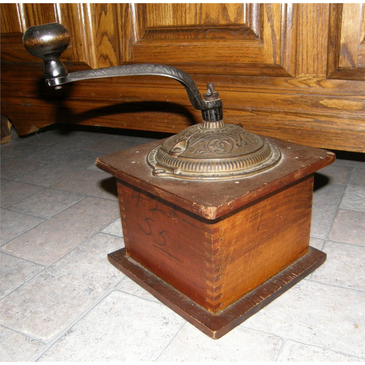 Antique Arcade Imperial Working Coffee Grinder