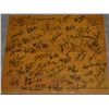 Image 1 : A piece of the original Williams Arena floor, autographed by many former Gopher Players and Coaches