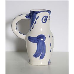Pablo Picasso, Owl, Turned Ceramic Pitcher