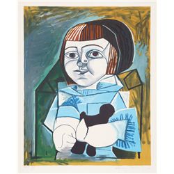 Pablo Picasso, Paloma en Bleu, Lithograph