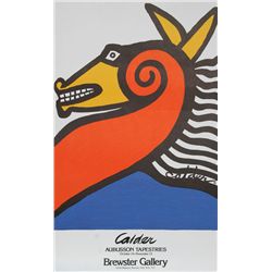 Alexander Calder, Seahorse Exhibition Lithograph Poster