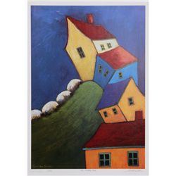 Carol Ann Shelton, Crooked Hill, Lithograph