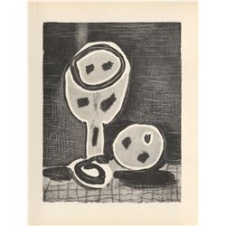 Picasso Print Nature Morte Au Verre Et a La Pomme 1957