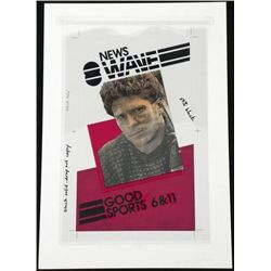 News Wave Mock-up Dan Weaver Original Advertising Print