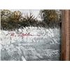 Image 3 : R. Stephen Original Canvas Painting Framed Winter Scene