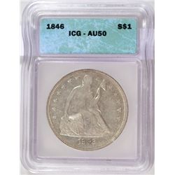 1846  Seated $  ICG50  est $750-$800