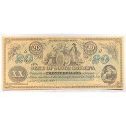 State of South Carolina $20 revenue bond scrip  CU63 at least  est  $100-$150
