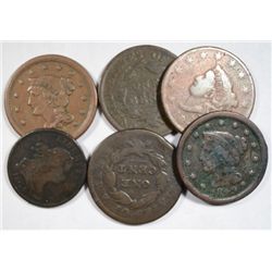 A copper collector's delight: 1804 half cent Fine but with many marks rev-also 5