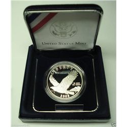 2008 PROOF BALD EAGLE COMMEMORATIVE  SILVER DOLLAR