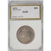 Image 1 : 1873 ARROWS SEATED HALF DOLLAR PCI  AU-58