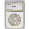 Image 1 : PCI 1896-O Morgan $, MS62, loads of orig mint frost, clean surfaces, well struck