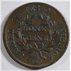 Image 2 : 1803 large cent Small Fraction AU58, sharp luster, quite attractive