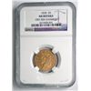 Image 1 : 1838  $5  gold NGC AU rim dmg  9:00  est  $800-$850