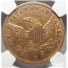 Image 3 : 1838  $5  gold NGC AU rim dmg  9:00  est  $800-$850