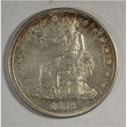 1878-S TRADE DOLLAR AU-BU