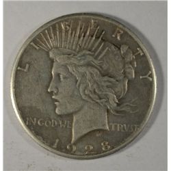 1928 PEACE DOLLAR XF ORIGINAL
