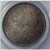Image 2 : 1881 MORGAN SILVER DOLLAR PCGS MS64, AMAZING COLOR! EST. $155-$170