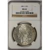 Image 1 : 1881-S MORGAN SILVER DOLLAR NGC MS63