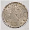 Image 1 : 1902 LIBERTY  "V" NICKEL AU+