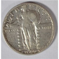 1927-S STANDING LIBERTY QUARTER VF/XF