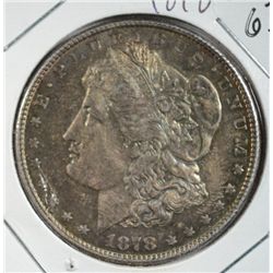1878-S MORGAN DOLLAR MS-63 PRETTY TONED COLOR
