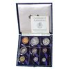 Image 1 : Seychelles 1976 9 Coin Proof Set including Gold 1000 Rupees