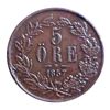 Image 2 : Sweden 1857 5 Ore