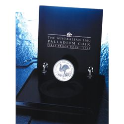 Australia 1995 40 Dollars Palladium Proof Emu