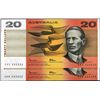 Image 1 : Australia 1985 Johnston-Fraser $20 Solid Serial Number 222222 with Consecutive Prefixes EHR and EHS