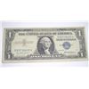 Image 1 : 1957 $1 SILVER CERTIFICATE U.S. BILL SERIAL # D83738405A *PLEASE LOOK AT PIC TO DETERMINE GRADE*!!