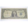 Image 1 : 1957 $1 SILVER CERTIFICATE U.S. BILL SERIAL # V27218720A *PLEASE LOOK AT PIC TO DETERMINE GRADE*!!