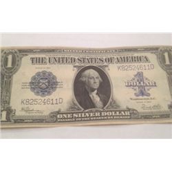 1923 $1 SILVER CERTIFICATE, AU
