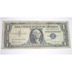 1957 B SERIES $1 BILL SERIAL # V40896059A *NICE BILL PLEASE LOOK AT PICTURE TO DETERMINE GRADE*!!