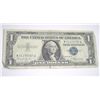 Image 1 : 1957 B SERIES $1 SILVER CERT BILL SERIAL # W31379787A *PLEASE LOOK AT PICTURE TO DETERMINE GRADE*!!
