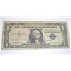 Image 1 : 1957 B SERIES $1 SILVER CERTIFICATE BILL SERIAL # R01584141A *PLEASE LOOK AT PIC TO DETERMINE GRADE*