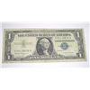 Image 1 : 1957 B SERIES $1 SILVER CERTIFICATE BILL SERIAL # V84136636A *PLEASE LOOK AT PIC TO DETERMINE GRADE*