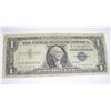 Image 1 : 1957 B SERIES $1 SILVER CERTIFICATE BILL SERIAL # R38364009A *PLEASE LOOK AT PIC TO DETERMINE GRADE*