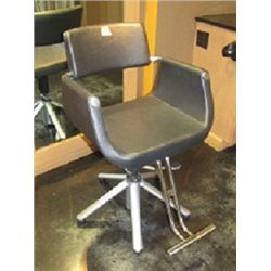 SOFT FEEL BLACK SALON CHAIR BY BELVEDERE