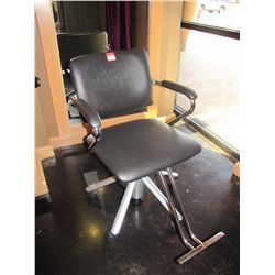 SOFT FEEL BLACK SALON CHAIR BY BELVEDERE