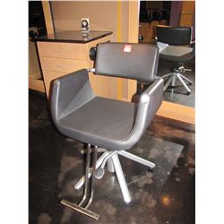 SOFT FEEL BLACK SALON CHAIR BY BELVEDERE