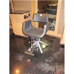 SOFT FEEL BLACK SALON CHAIR BY BELVEDERE