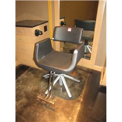 SOFT FEEL BLACK SALON CHAIR BY BELVEDERE