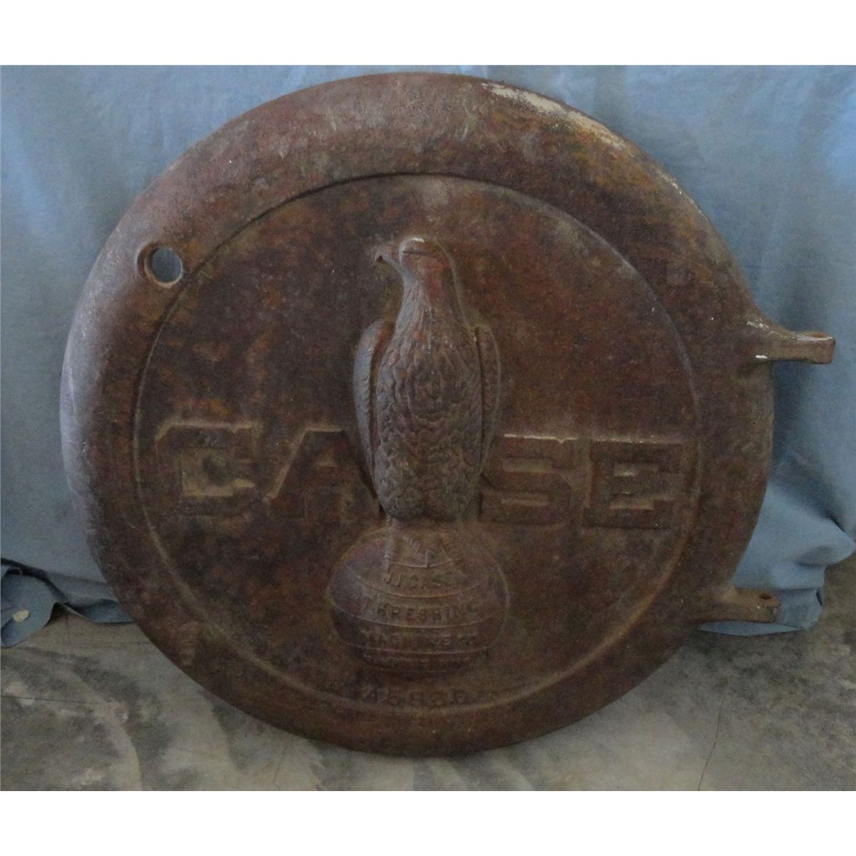 J.J. Case, Steam Engine boiler lid, cast